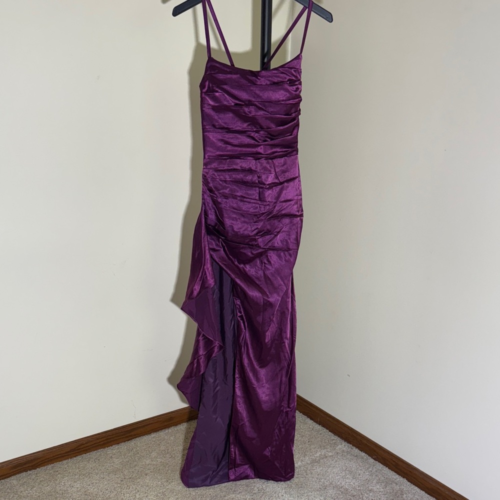 Elegant Purple Women's Dress